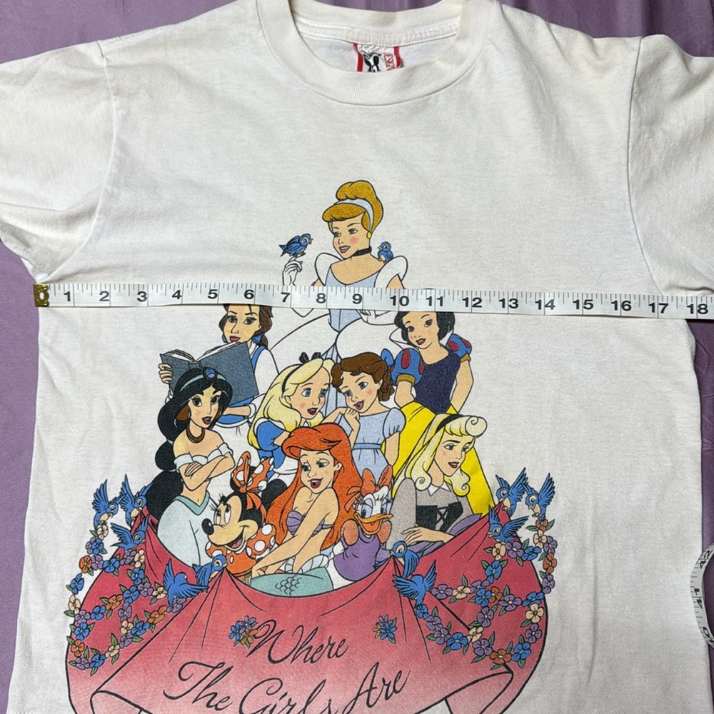 Disney Princess White T-Shirt S - Picture 14 of 17
